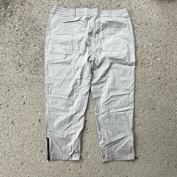 Dolls Kill Darker Wavs Grey Cargo Techwear Utility Pants 2X XXL NEW WITH TAGS - Picture 2 of 2